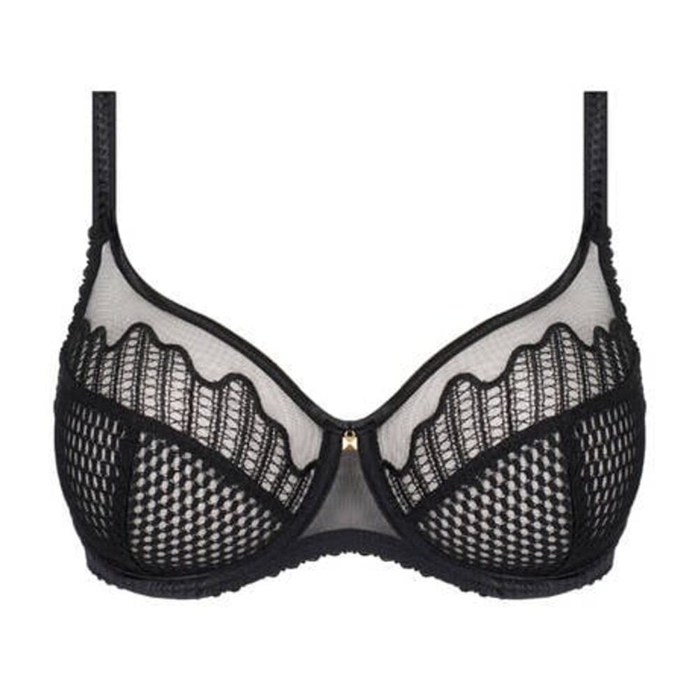 Empreinte Luna Low Necked Bra Underwired Full Cup Bra Lace Black Size 36D NWT